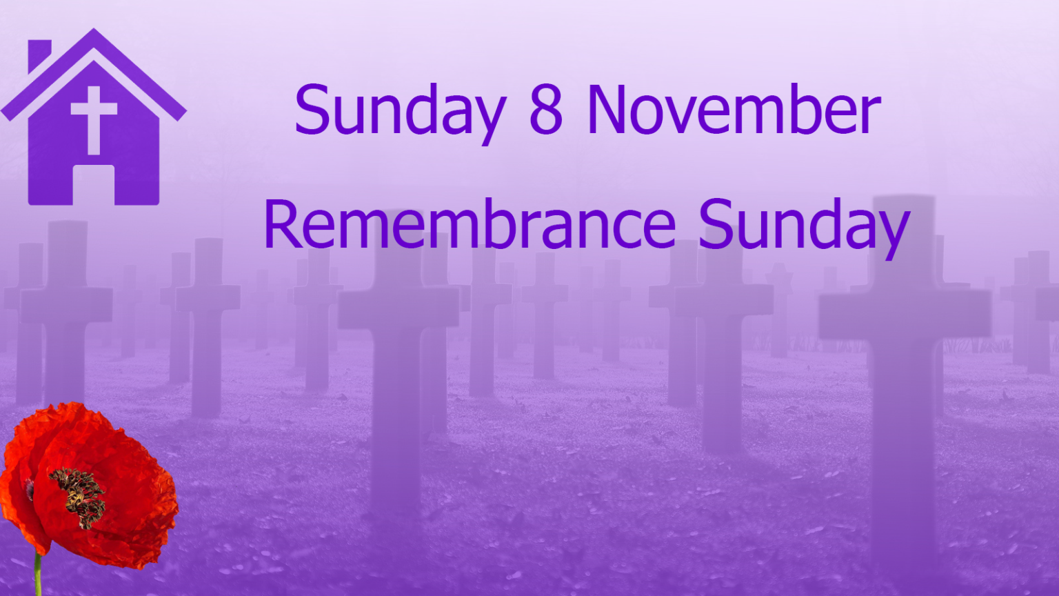 Sunday 8 November Remembrance Sunday Benefice of Flitton