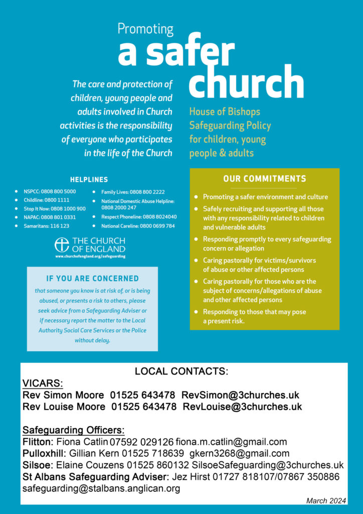 Benefice Safeguarding poster
