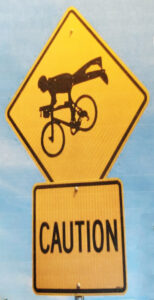 Flying bicycle
