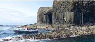 Iona cliffs