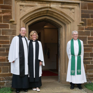 Rev Simon, Rev Louise and Archdeacon Dave