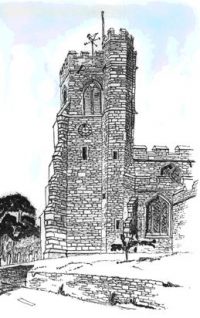 Sketch of Flitton Church