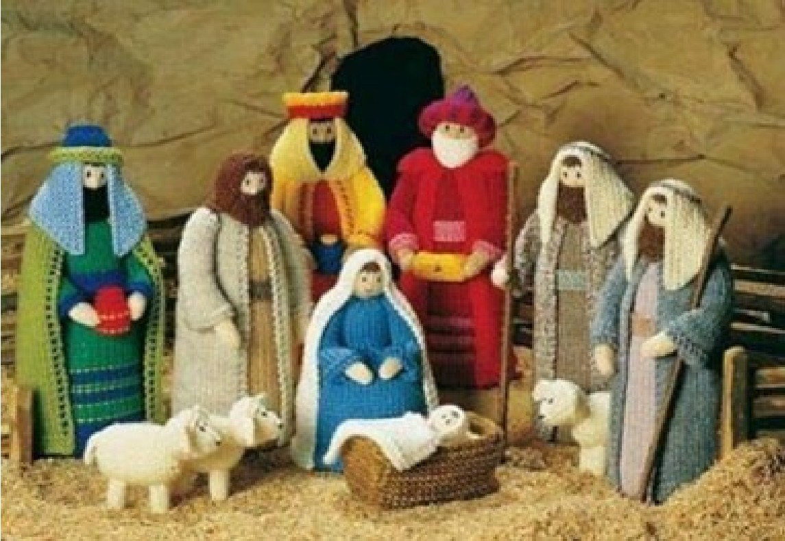 Knitted Nativity Scene
