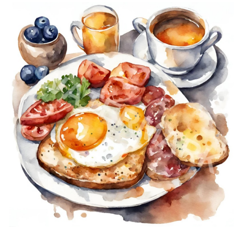 Picture of a full English breakfast