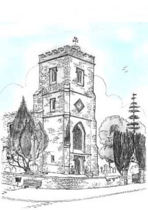 SKETCH - Silsoe Church